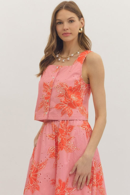 Botanical Eyelet Shirt
