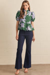 Floral Eyelet Blouse