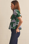 Floral Eyelet Blouse