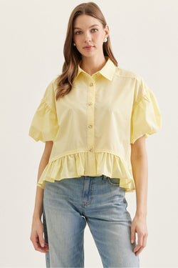 Ruffle Hem Top