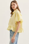 Ruffle Hem Top