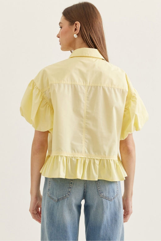 Ruffle Hem Top