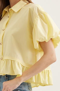 Ruffle Hem Top