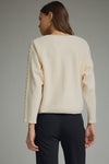 Studded Sleeve Knit Top