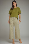 Olive Green Short Sleeve Sweater