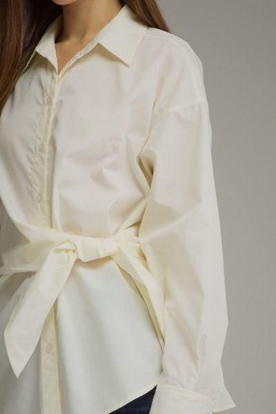 Relaxed Tie Button Up