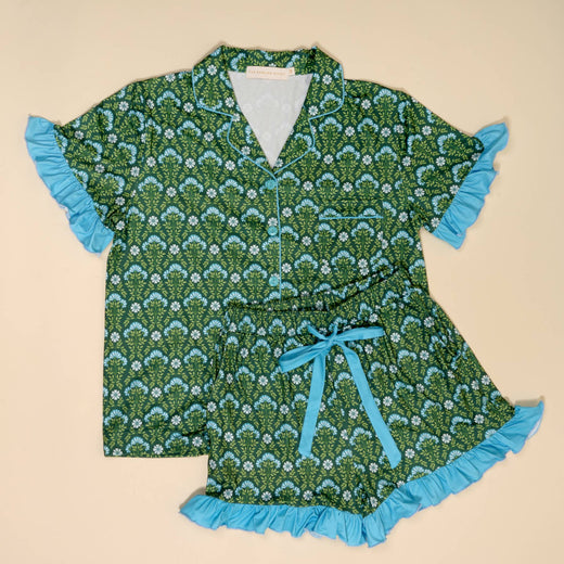 Slumber Party Pajama Shorts Set