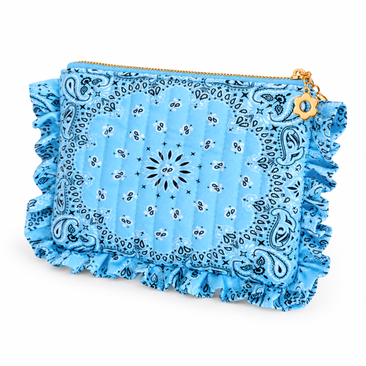 Bandana Ruffle Everything Pouch