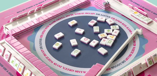 Magnolia Mahjong Neoprene Charleston Learning Mat