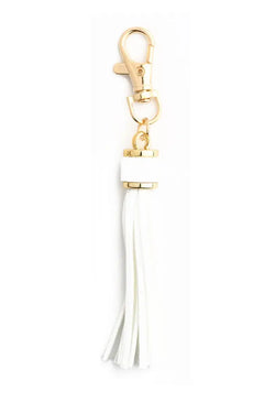 Leather Fringe Keychain