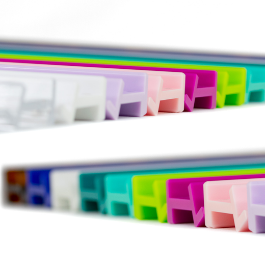 Mahjong Racks, Premium Acrylic  (4 Racks + 4 Pushers)