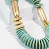 Multi Disc Statement Necklace
