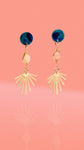 Celestial Midnight Bloom Three Tier Dangles