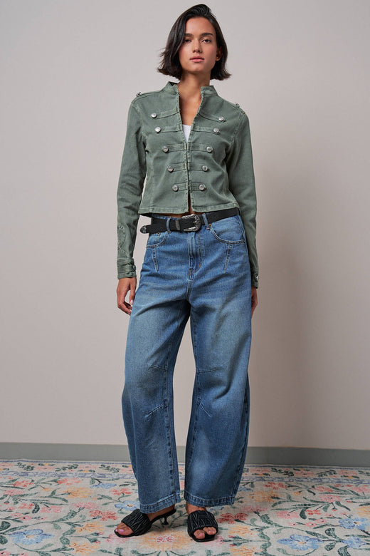Military Button Jacket