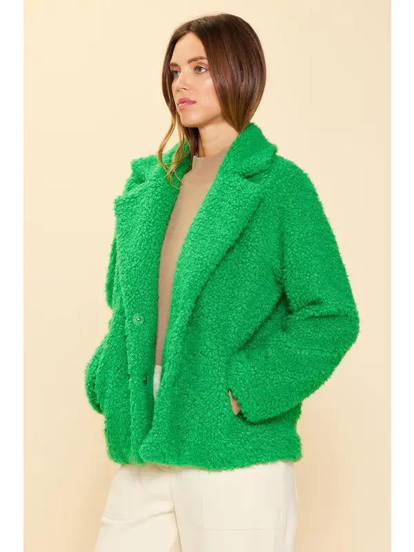 Faux Fur Sherpa Jacket