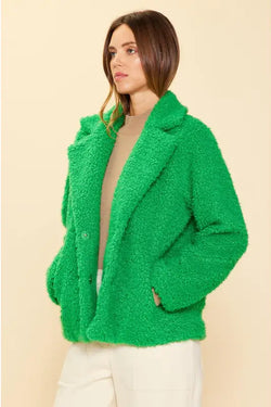 Faux Fur Sherpa Jacket