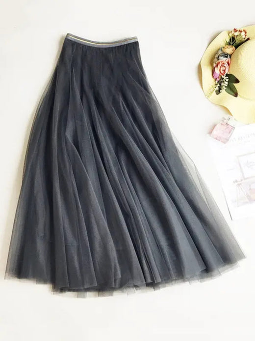 Maxi Mesh Skirt