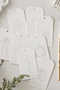 Christmas Paintable Gift Tags by Emily Lex