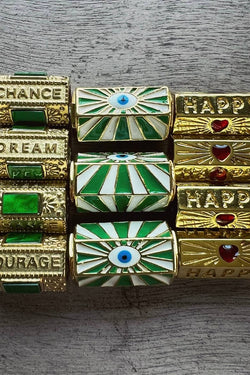 Enamel Tube Slider Charm