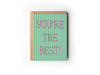 You're The Best! Appreciation Thank You Card