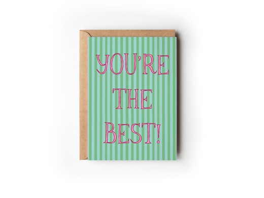 You're The Best! Appreciation Thank You Card