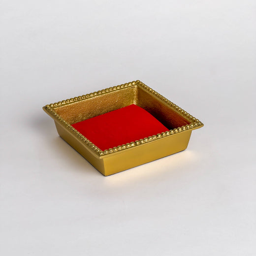 Gilded Cocktail Napkin Tray
