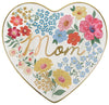 Mom Floral Heart Trinket Tray