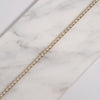 18K Gold PVD CZ Stone Tennis Bracelet