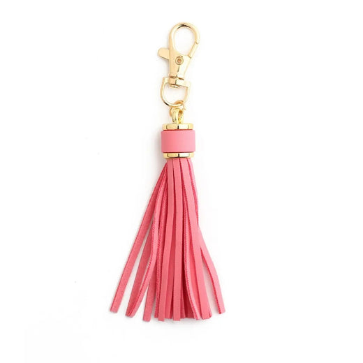 Leather Fringe Keychain