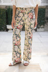 Fall Floral Print Pants