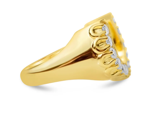 Lucky Horseshoe Signet RIng