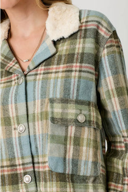 Plaid Cropped Jacket