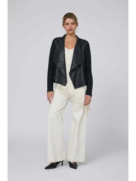 Faux Leather Jacket