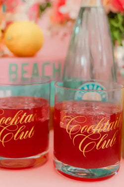 Gold Club Cocktail Glass