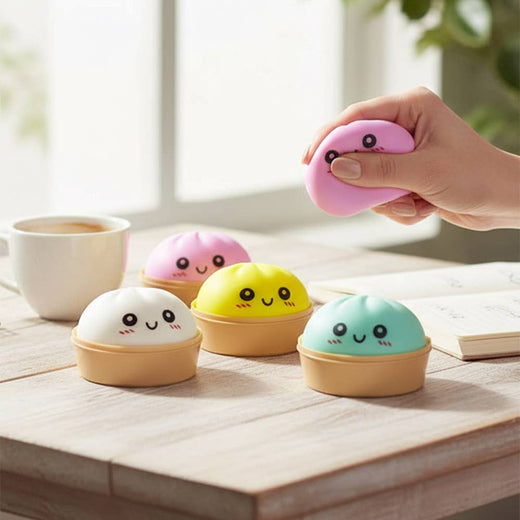 Mystery Squishy Dumpling Stress Relief Squeeze Toy