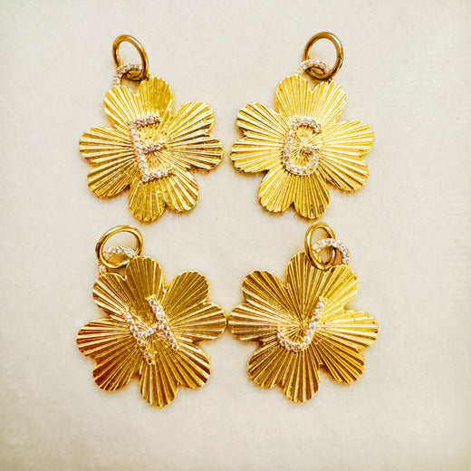 Initial Clover Charm