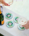 Nantucket Bloom Coaster Set