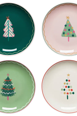 Glitzmas Appetizer Christmas Plates