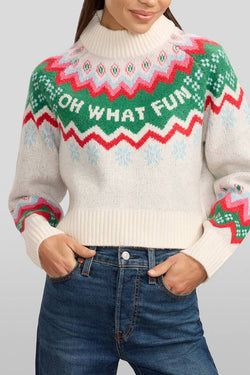 Oh What Fun Cropped Sweater