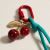 Cherry Enamel Keychain/Bag Charm