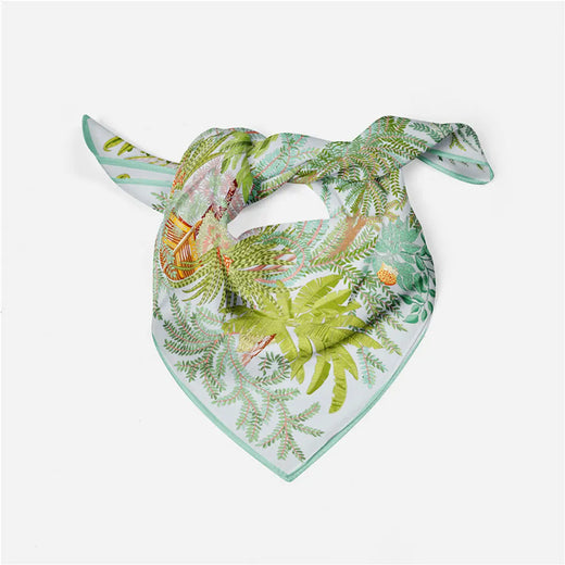 Silky Satin Square Scarf