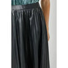 Leather Pleating Skirt