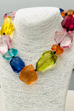 Clear Stone 16" Necklace