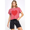 Heart Graphic Crop Top