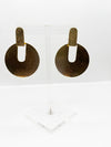 Brushed Gold Dangle Earring