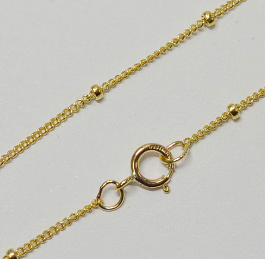 14k Gold Filled Satellite Chain  Necklace