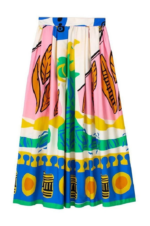 A-Line Midi Skirt
