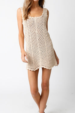 Ivy Crochet Mini Dress