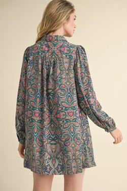 Ellen Mini Shirt Dress