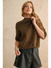 Short Sleeve Sweater Top